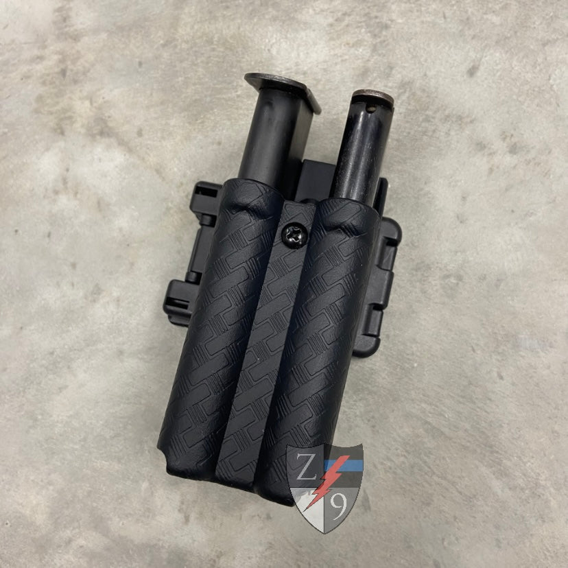 Double Mag Case Single Stack 45cal - Vertical and Horizontal