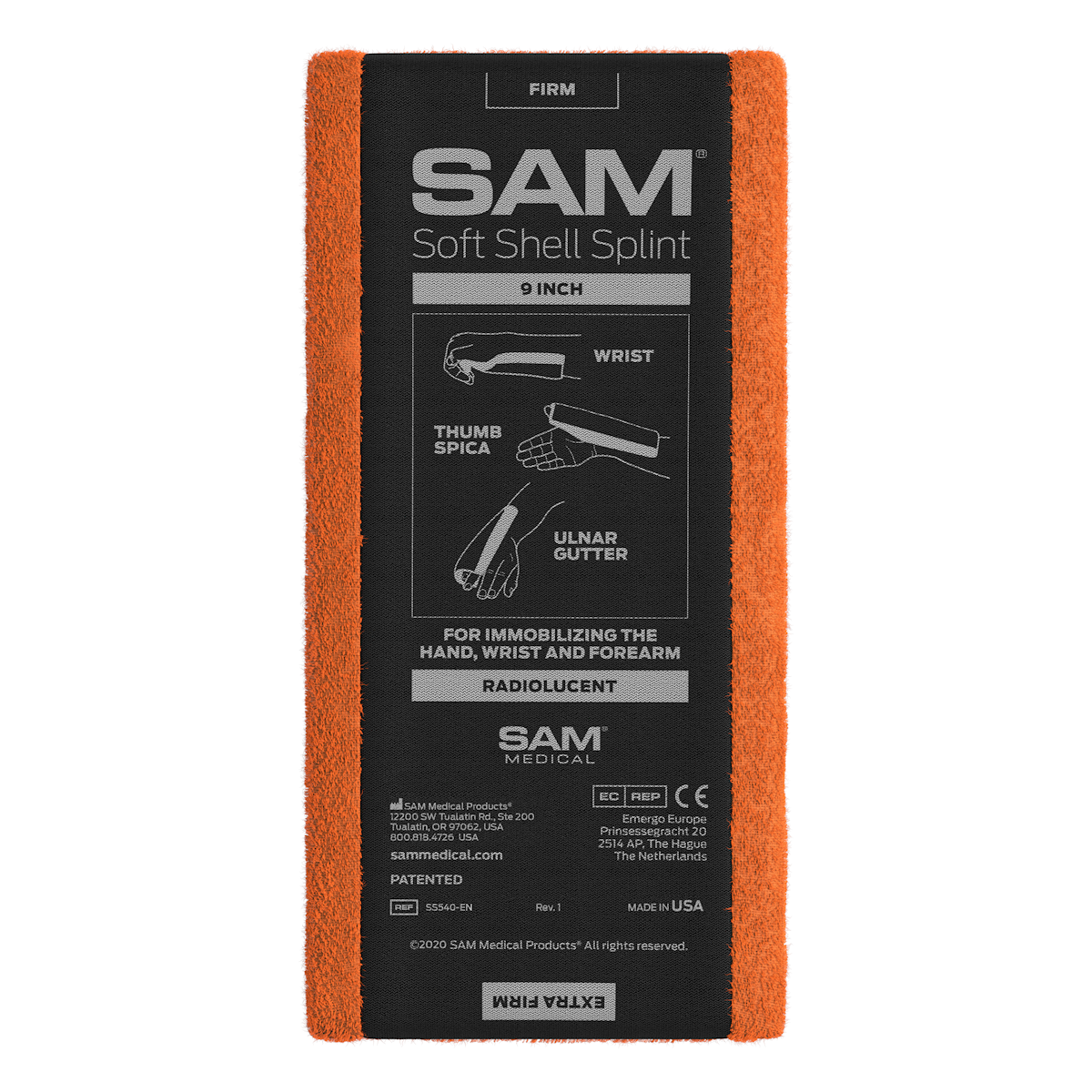 SAM Soft Shell Splint