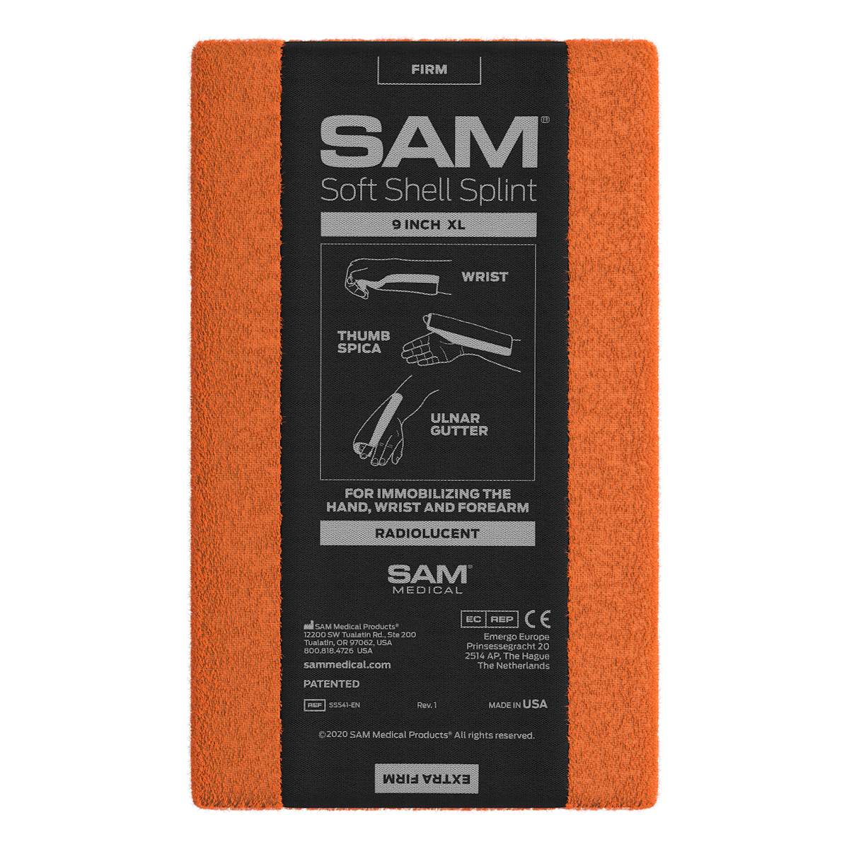SAM Soft Shell Splint