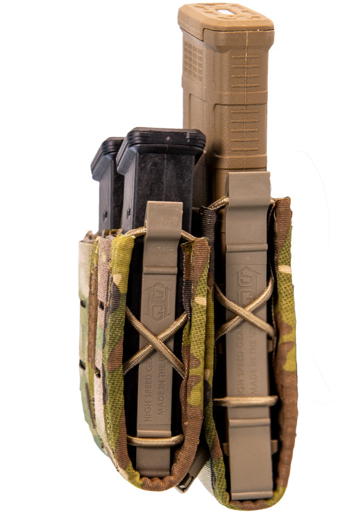 HSGI DUTY DOUBLE PISTOL TACO COVERED W RIFLE