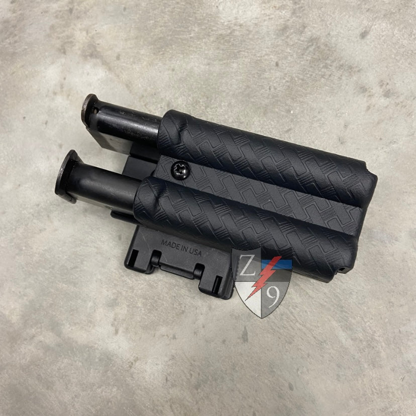 Double Mag Case Single Stack 45cal - Vertical and Horizontal