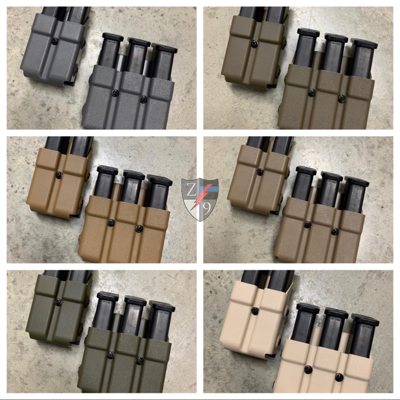 Double Mag Case Glock 45 cal