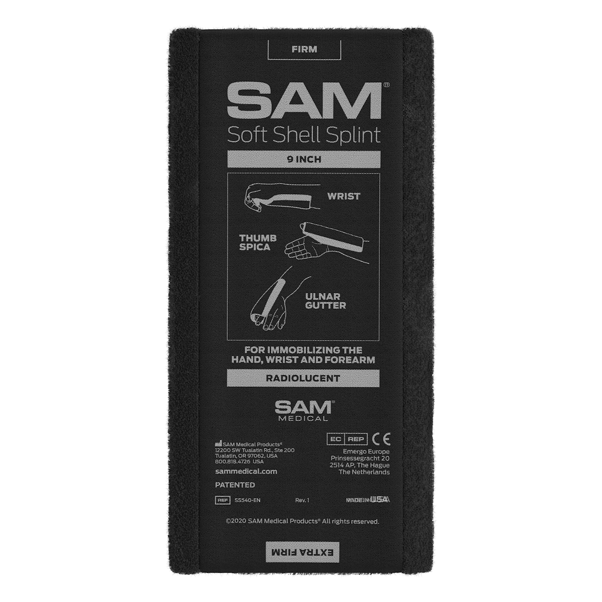 SAM Soft Shell Splint